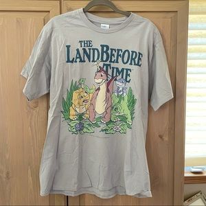 NWOT The Land Before Time grey tee shirt size XL